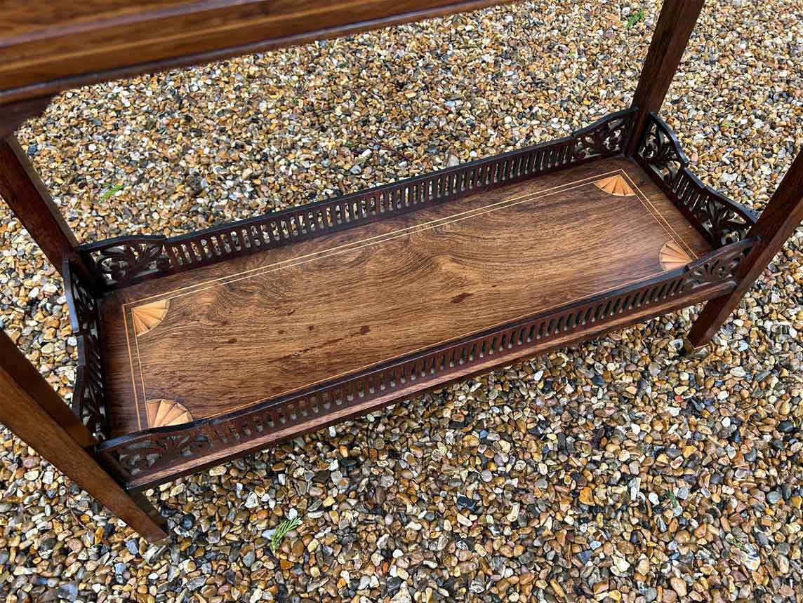 19th Century Inlaid Rosewood Jardiniere - Richmond Hill Antiques